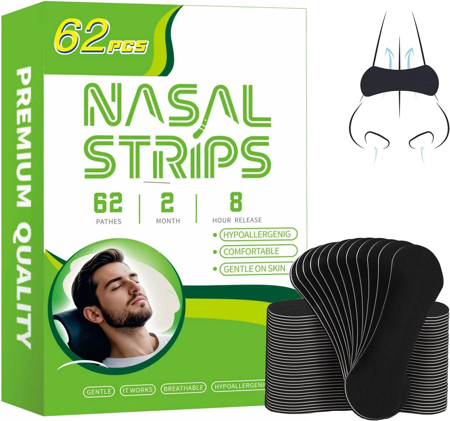 Nasenpflaster Anti-Schnarch